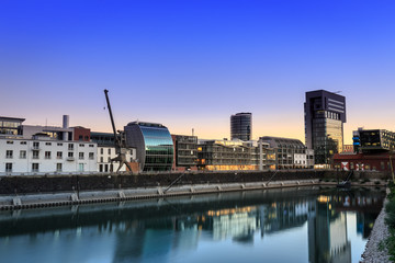 Medienhafen in Düsseldorf - Deutschland