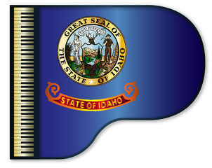 Grand Piano Idaho Flag
