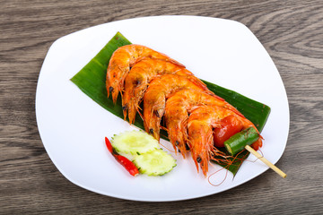 Prawn skewer