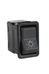 Car light control switch isolated on a white background