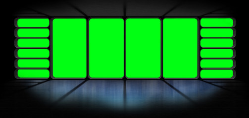 3D rendering of an observatory space station