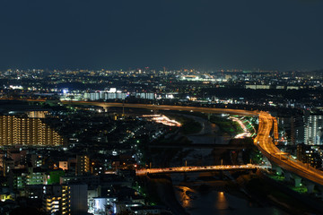五月山 秀望台からの眺望