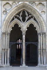 Naklejka premium Cathedral Entrance in Ely, Cambridgeshire
