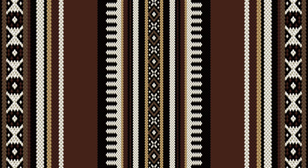Maroon Theme Sadu Weaving Middle Eastern Traditional Rug Texture - obrazy, fototapety, plakaty