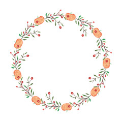 Beautyful autumn wreath