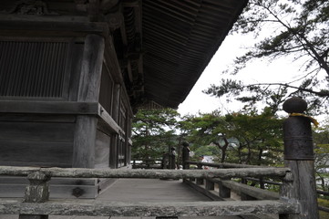 Fototapeta premium 五大堂 神社 宮城