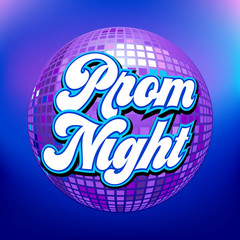 Prom night party background for poster or flyer - obrazy, fototapety, plakaty