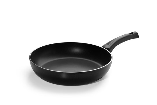 Frying pan isolated on white background