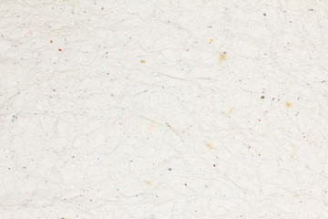 Recycled crumpled white paper texture or paper background for design with copy space for text or image.