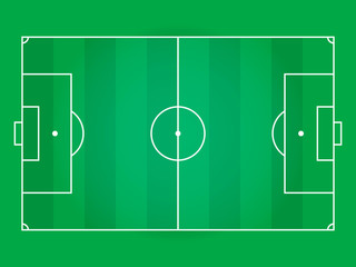 A realistic textured grass football (soccer) field.