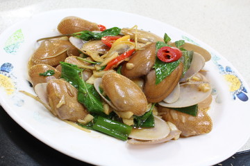 台湾　旗津　海鮮料理