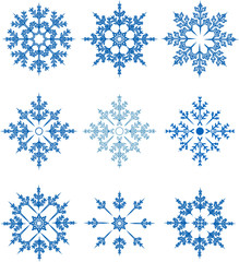 Snowflake Vector Set 