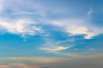 Obraz premium clouds white soft in the vast blue sky