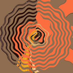 Abstract image, colorful graphics and tapestries It can be used as a pattern for the fabric