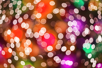beauty colorful out of focus light from the night,bokeh background,blurred background 