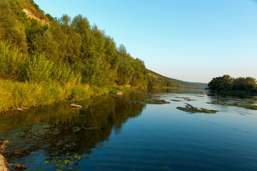 landscape of the Dniester River
