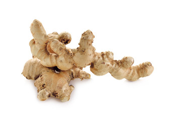 ginger on white background