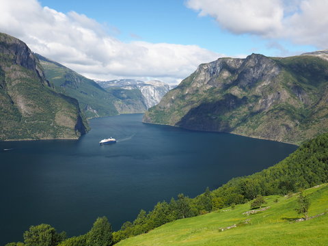 Aurlandsfjord. Norvège