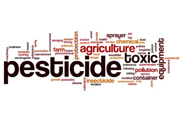 Pesticide word cloud