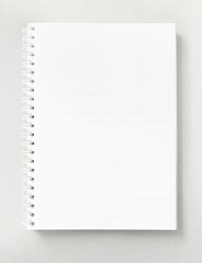 spiral notepad notebook