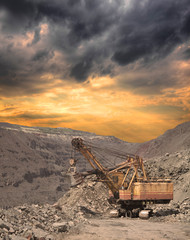 Iron ore opencast
