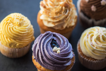 Cupcakes desert cream