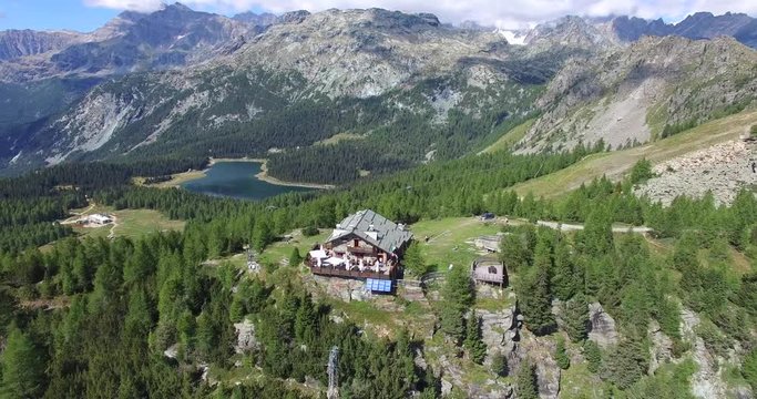 Rifugio alpino - Rifugio Motta in Valmalenco - Vista aerea