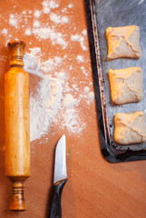 The dough used to make fresh,