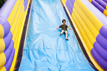 Large slide playground