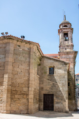 Obraz premium Iglesia de San Miguel dos Agros de Santiago de Compostela Galicien Spanien