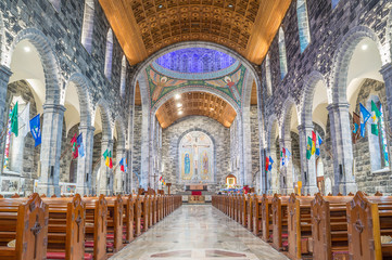 Interior of Galway roman catholic Cathedral of Our Lady Assumed