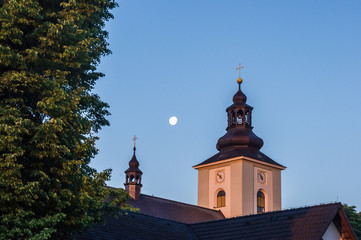 wieża kościelna o świcie © Krzysztof Matloch