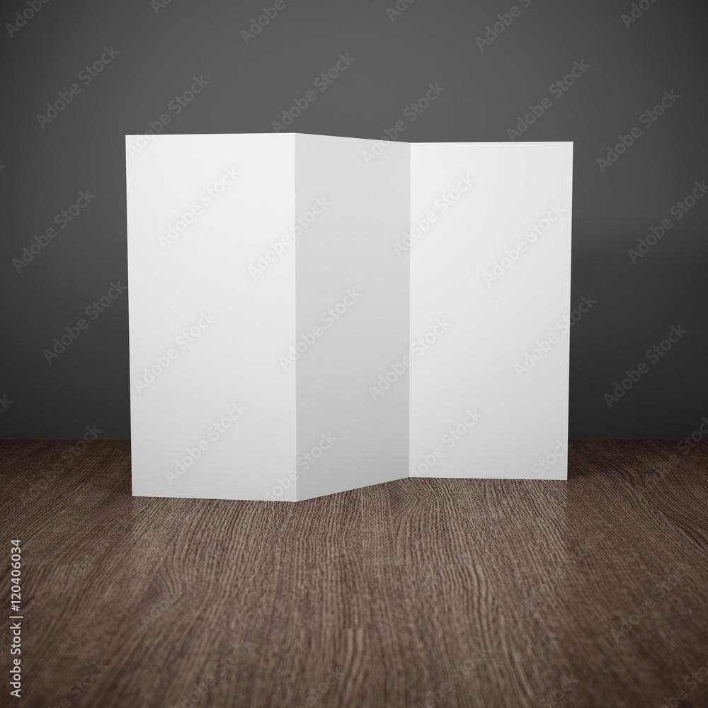 Canvas Prints blank brochure