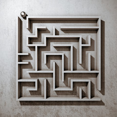 Square maze