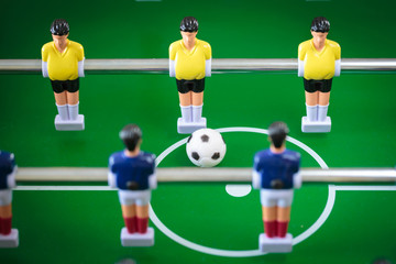 Fototapeta premium Kicker football game