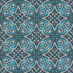 Blue seamless pattern