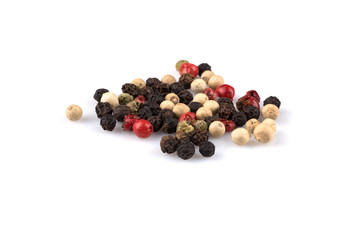 heap of various pepper