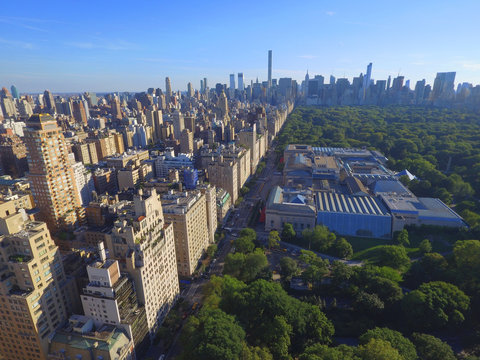 Aerial New York Central Park