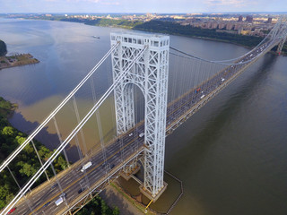 Aerial photo George Washington Bridge