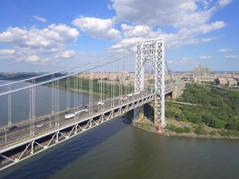 Aerial photo George Washington Bridge