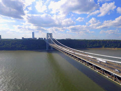 Aerial photo George Washington Bridge