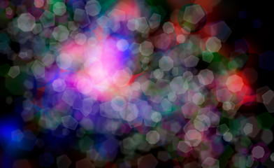 Abstract Background bokeh, blurred colors.