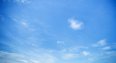 Naklejka na ściany i meble summer sky with cloud