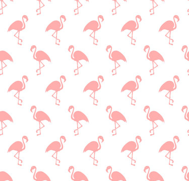 Flamingo Bird Background . Seamless vector pattern. Seamless pattern can be used for wallpapers, pattern fills, web page backgrounds,surface textures.