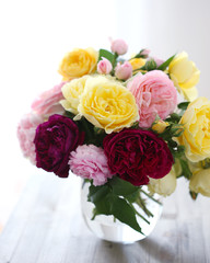 Beautiful bouquet of roses