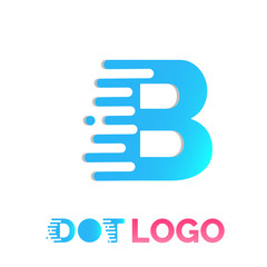  Letter  Logo design vector template. ABC typeface