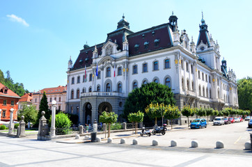Fototapeta premium University of Ljubljana. , Slovenia