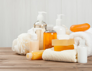 Soap Bar And Liquid. Shampoo, Shower Gel. Towels. Spa Kit.