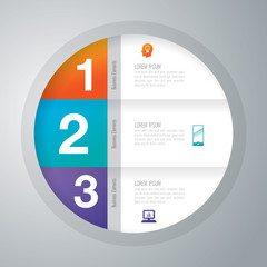 Infographic design vector and business icons.