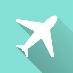 Airplane - vector icon.